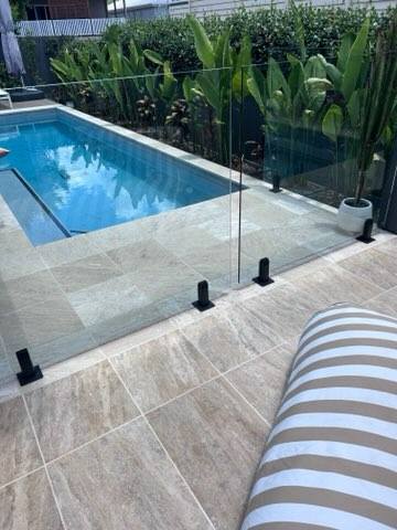 Travertine Tilling Outdoor Space 2